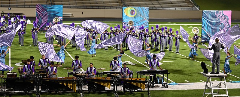 IHS band performs for finals at Classic on the Lake contest in Little Elm on Sept. 24.