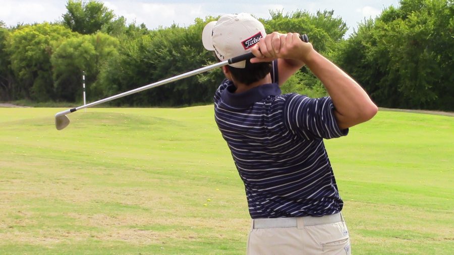 Paul Moffett balances being on the varsity golf team, in the Independent Study of Mentorship program, National Honor Society and volunteers at McKinney Fellowship.