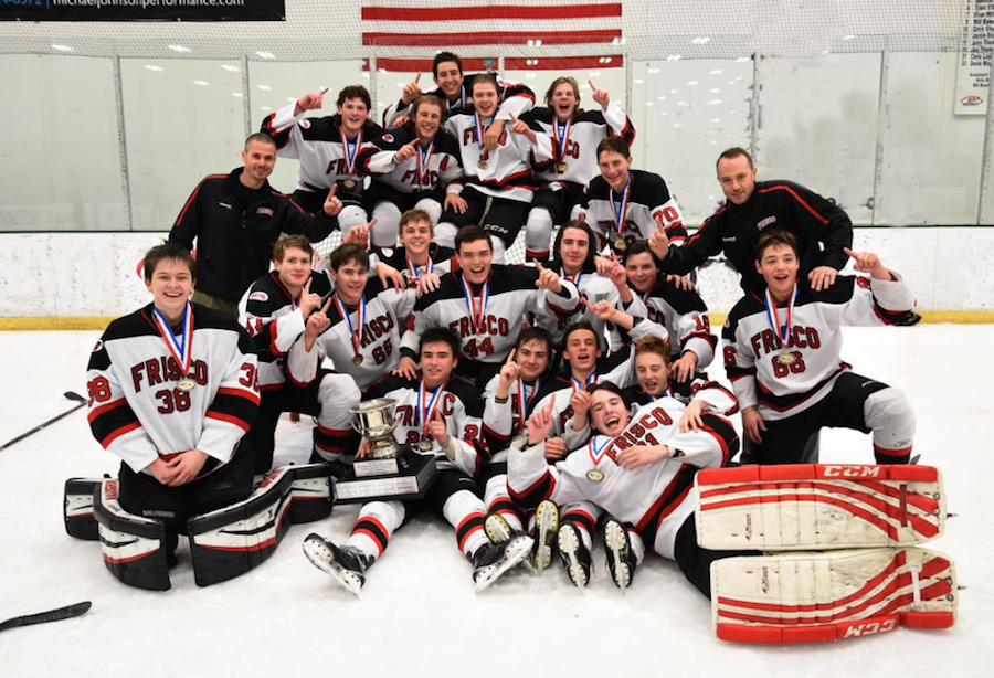 The Frisco ISD Varsity Gold Hockey Team continues to improve after winning City Champions in 2015-16. 