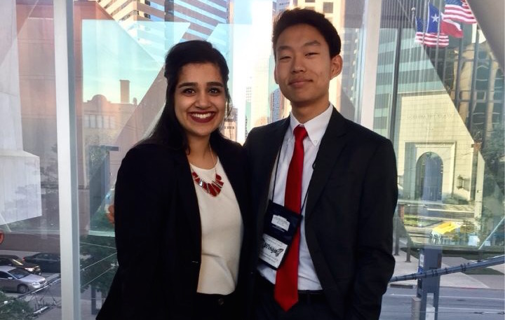 Business Professionals of America is just one of the many organizations that seniors Simarleen Gulati and Chulsoon Hwang are involved in. 