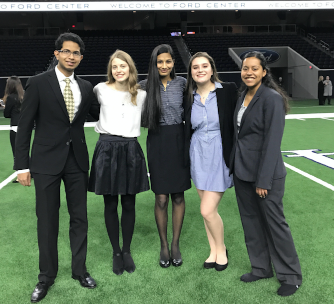 ISM Students from Independence are at the Ford Center for the annual Winter Showcase, where they display the research they have completed so far and their goals for the rest of the year.
