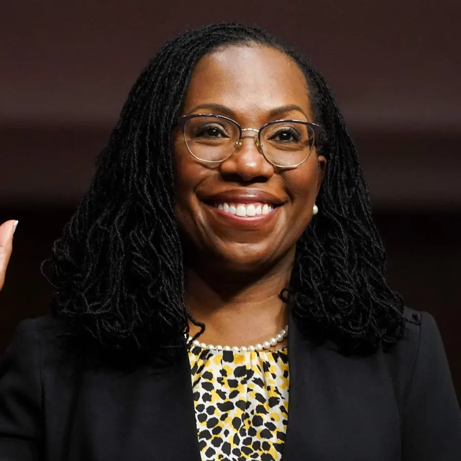 Ketanji Brown Jackson is confirmed as the newest Supreme Court Justice on April 7, 2022.  (Credit: Kevin Lamarque/ AFP/ Getty Images)