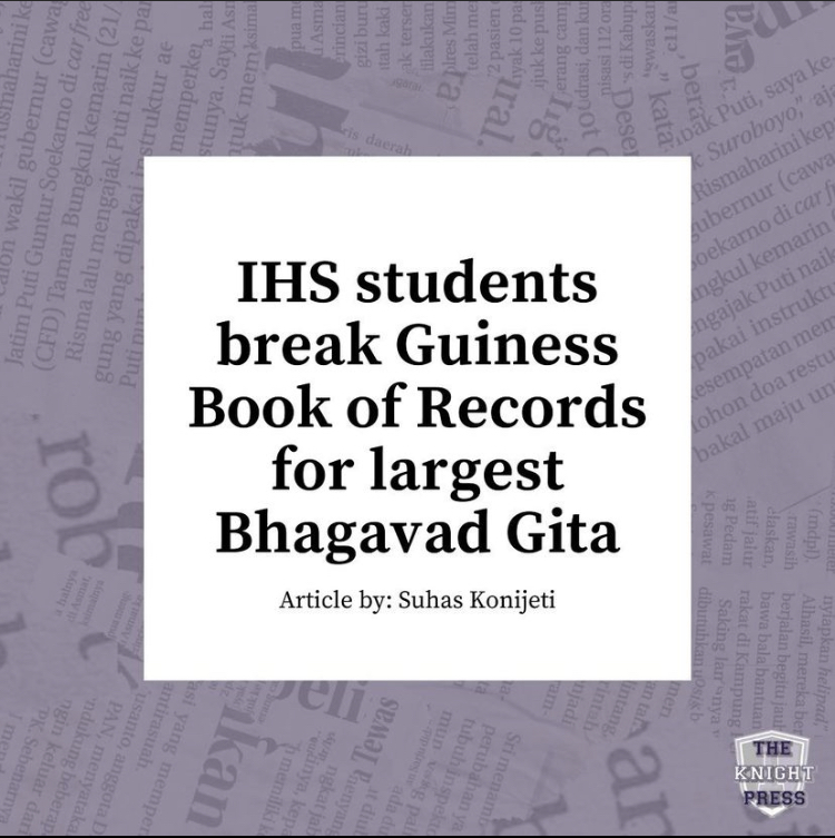 IHS students breaks record