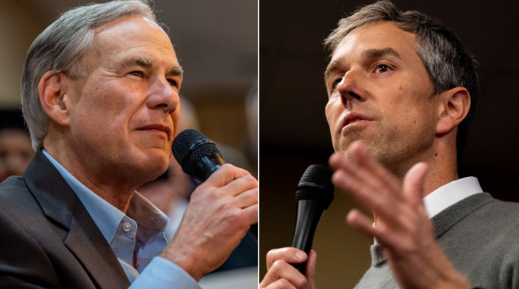 Gov. Greg Abbott (left) and Robert O’Rourke (right) speak about gun laws at the lone Texas gubernatorial debate on Sept. 30, 2022. 
Photo Credits: CNN
